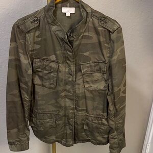 LOFT Camouflage Utility Jacket